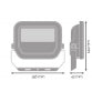 LEDVANCE LED REFLEKTOR 20W/6500K SYM 100 BK