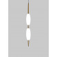 LUNA 161 VISILICA 2X8W 3000K BRASS GOLD