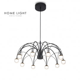 LUNA 319 LUSTER 37W 3000K CRNI