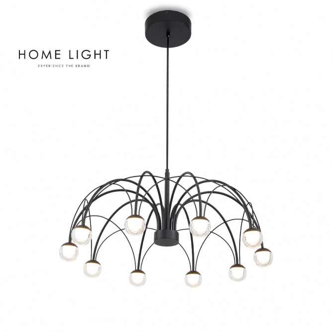 LUNA 319 LUSTER 37W 3000K CRNI