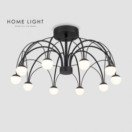 LUNA 320 PLAFONSKA SVETILJKA 37W 3000K CRNA