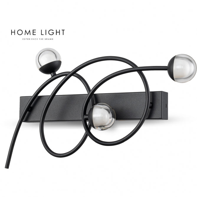 LUNA 323 ZIDNA LAMPA 11W 3000K CRNA