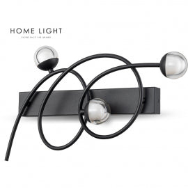 LUNA 323 ZIDNA LAMPA 11W 3000K CRNA