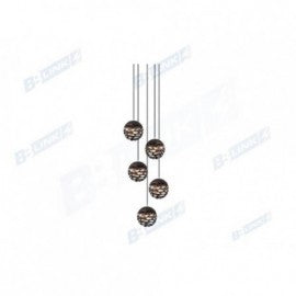 LUNA 59 VISILICA 5*E27 BRAON