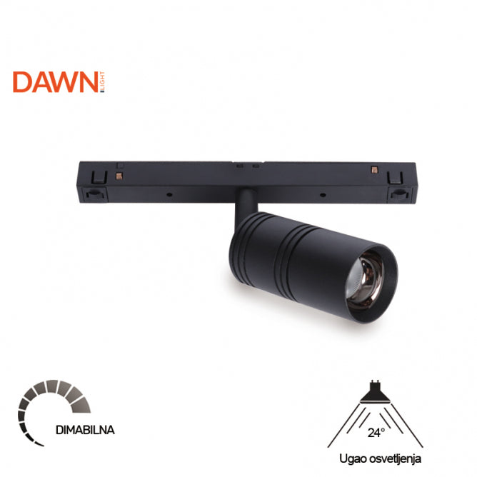 MAGNETIC REFLEKTOR LED11-5W 3000K 24° 48V DC