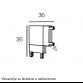 MAGNETIC SLIM KONEKTOR L CRNI (26-A-L)