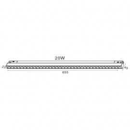 MAGNETIC SVETILJKA LED02-20W 4000K 30° 48V DC CRNA