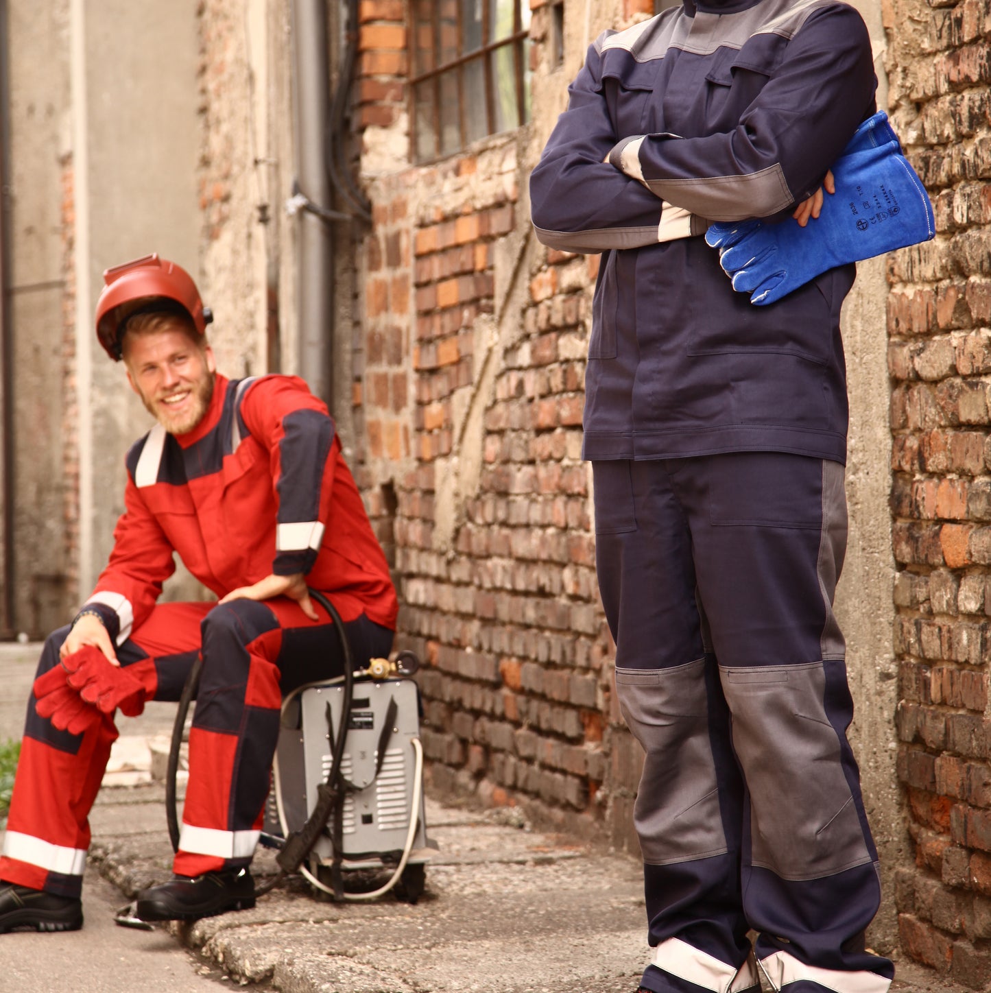 Zaštitne radne pantalone EREBUS navy