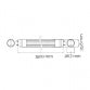 OSRAM LED CEV 1.5M 20W/840 ST8E JEDNOSTRANA