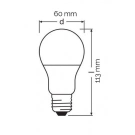 OSRAM LED SIJALICA E27 A 8.5W/865 VALUE FR60