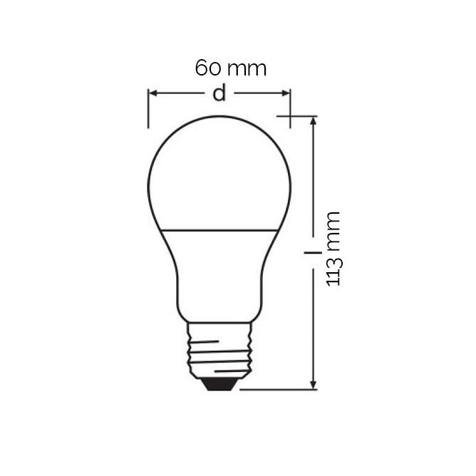 OSRAM LED SIJALICA E27 A 8.5W/865 VALUE FR60
