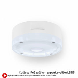 PLASTICNI RAM IP65 ZA PANIK SVETILJKU LE513