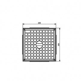 PODNA PVC KUTIJA 20X20 MD9140