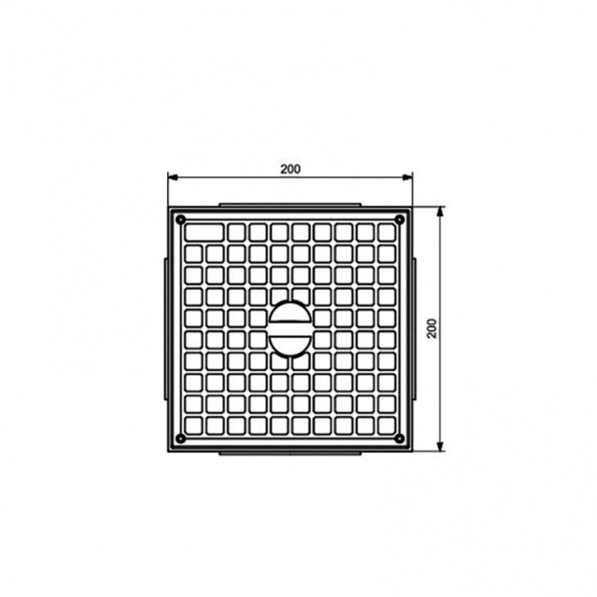 PODNA PVC KUTIJA 20X20 MD9140