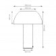 RL STONA LAMPA HN2575-CU/G MATT BLACK + BRASS + GOLDEN