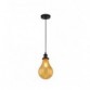 RUSTIK 118 VISILICA 1*E27 BLACK/YELLOW GLASS