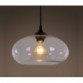 RUSTIK 14 VISILICA DD-0510 1*E27 BLACK/CLEAR GLASS