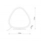 SOLEA 22 STONA LAMPA 12W 3000/4000/6000K BELA