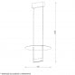 SOLEA 31 LUSTER 10W 3000K CRNA/ZLATO