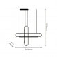 SOLEA 45 LUSTER 20W 3000K CRNA
