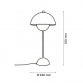 TALIA 78 STONA LAMPA 1*E27 BELA