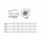VENTILATOR WK 125 TURBO BB LINK