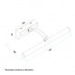 VESTA 138 ZIDNA LAMPA LED 5W 4000K HROM