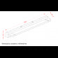 VESTA 294 ZIDNA LAMPA LED 9W 4000K BELA