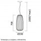 VESTA 304 VISILICA LED 15W 4000K black (fi 330)