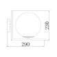 VESTA 311 ZIDNA LAMPA 1*E27 MESING