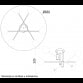 VESTA 322 LUSTER 6*G9 MESING/CRNA