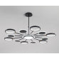 VESTA 370 LUSTER LED 54W 3000K CRNA