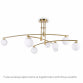 VESTA 377 LUSTER 9*G9 MESING