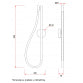 VESTA 452 ZIDNA LAMPA LED 28W 3000K MESING