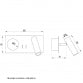 VESTA 478 ZIDNA LAMPA 3W+3W 3000K CRNA
