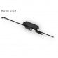 VESTA 481 PLAFONSKA SVETILJKA 22W+2*3W 3000K CRNA