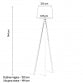 VESTA 502 PODNA LAMPA 1*E27 SIVA