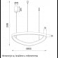 VESTA 520 VISILICA 48W 3000K BELA (O 650 mm)