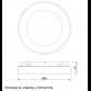 VESTA 527 PLAFONSKA SVETILJKA 29W 3000/4500/6000K TAMNO DRVO (O 460)