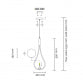 VESTA 574 VISILICA 1*G9 MESING