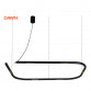 VESTA 623 VISILICA 36W 3000K CRNA