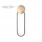 VESTA 658 ZIDNA LAMPA 15W 3000K CRNA/MESING