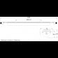 VODODIHT LED SLIM BELI LG236A 36W 6500K