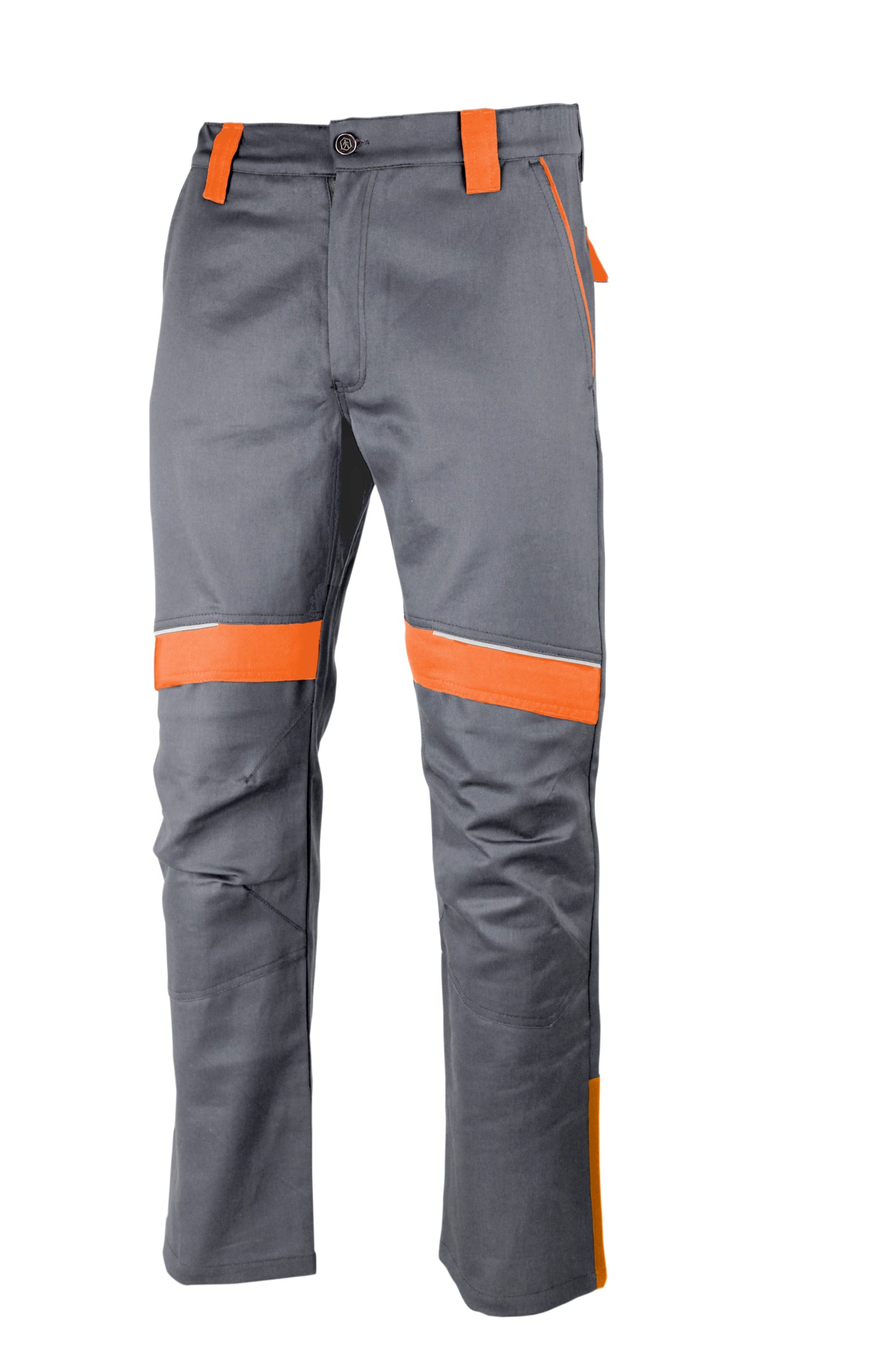 Radne  pantalone GREENLAND sivo-narandžaste
