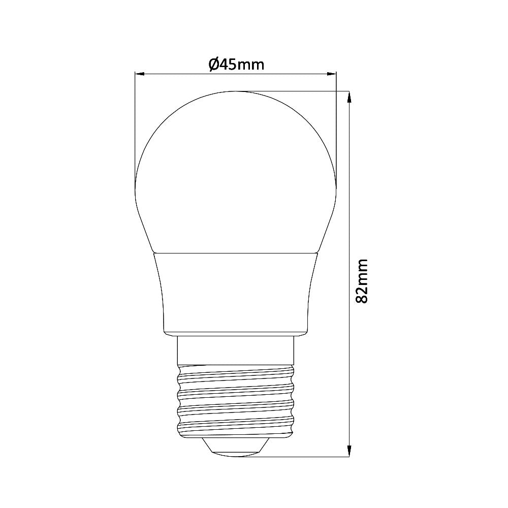 BRY-ADVANCE-5W-E27-G45-3000K-LED SIJALICA