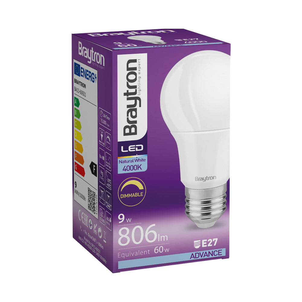 BRY-ADVANCE-9W-E27-A60-DIM-4000K-LED SIJALICA