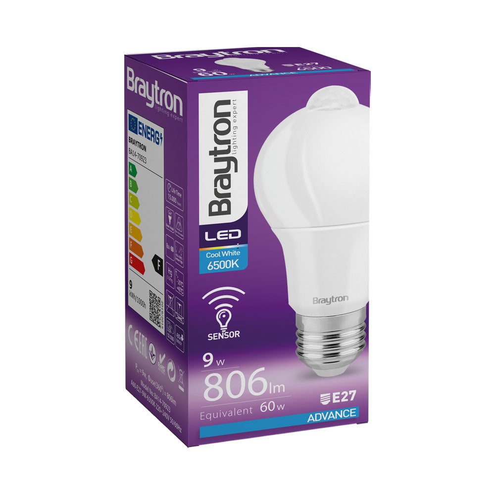BRY-ADVANCE-9W-E27-A60-6500K-LED SIJALICA SA SENZOROM