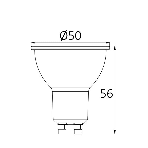 BRY-PREMIUM-6W-GU10-38D-DIM-3000K-LED SIJALICA