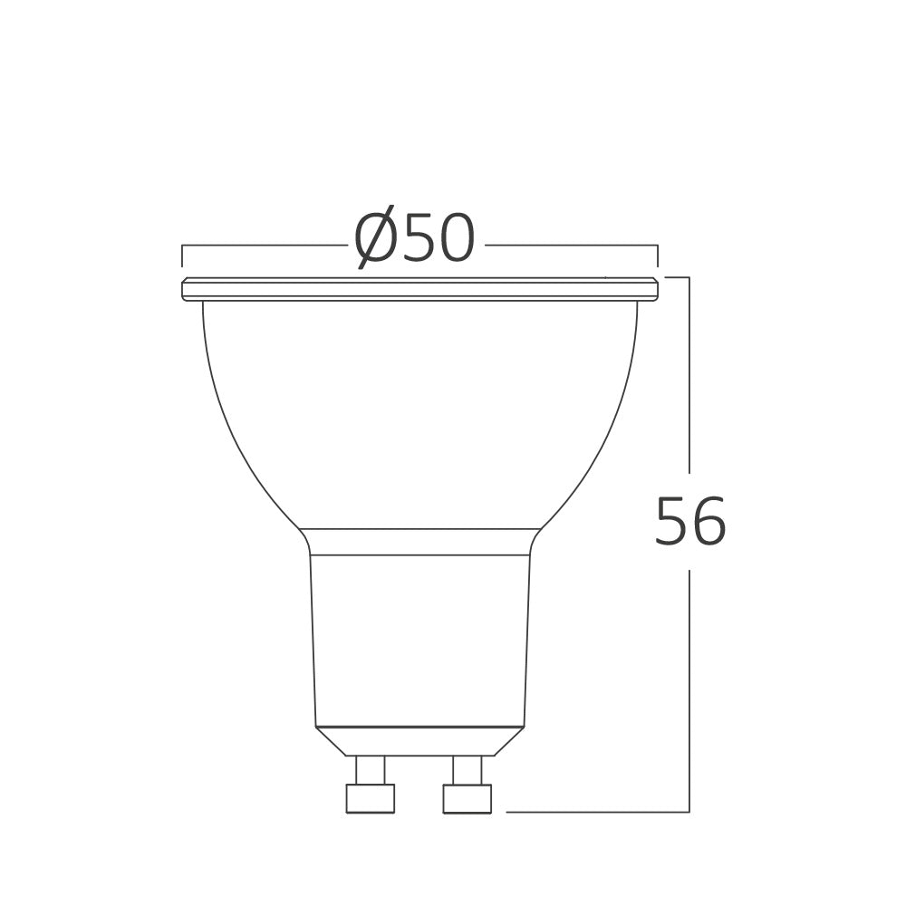 BRY-PREMIUM-5.5W-GU10-38D-DIMABILNA-STAKLENA-3000K-LED SIJALICA