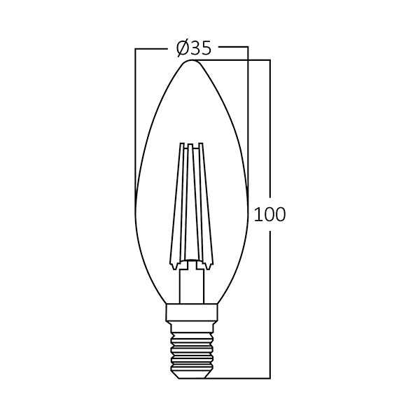 BRY-ADVANCE-6W-E14-C35-CLR-6500K-LED SIJALICA